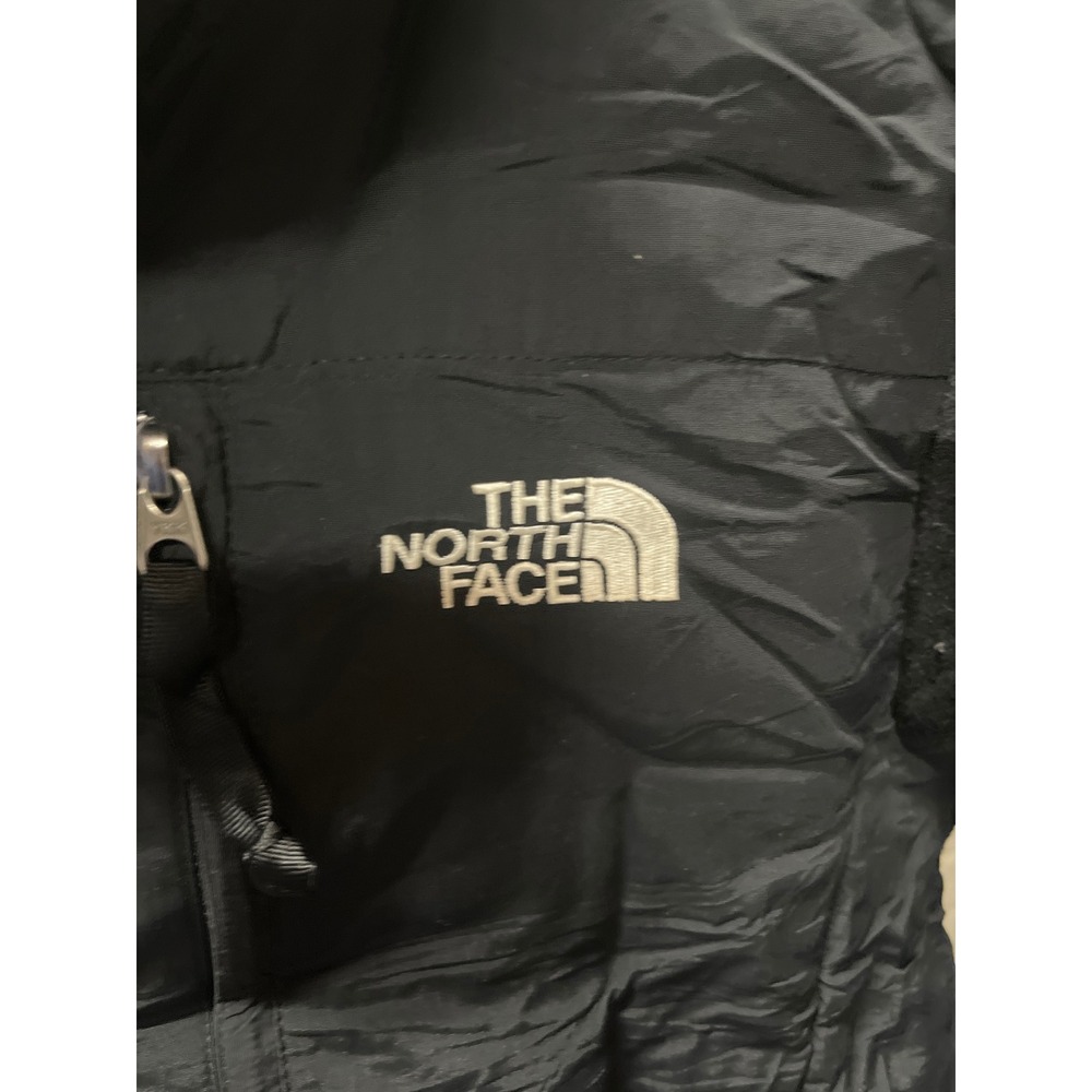The North Face Black Fleece Jacket Full Zip Logo‎ Embroidered Women's Medium - Picture 3 of 5